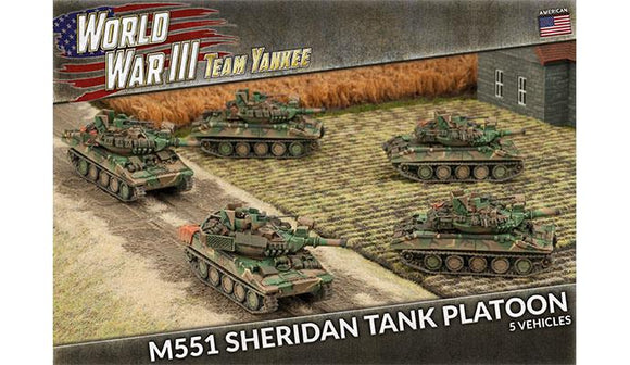 Team Yankee American M551 Sheridan Tank Platoon (TUBX17)