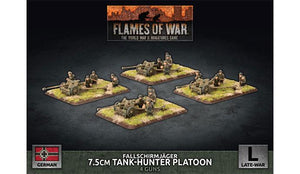 Fallschirmjäger 7.5cm Tank Hunter Platoon (Plastic)