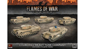 Churchill Guards Heavy Tank Company (Mid War x5 Tanks Plastic)