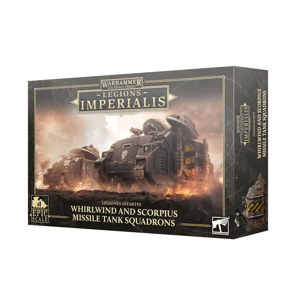 Legions Imperialis Whirlwind and Scorpius Missile Tank Squadrons