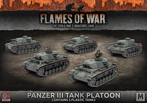 Panzer III Platoon (Mid War, 5 tanks)