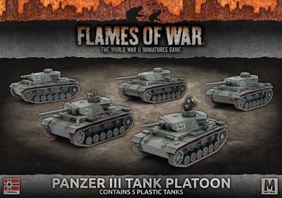 Panzer III Platoon (Mid War, 5 tanks)