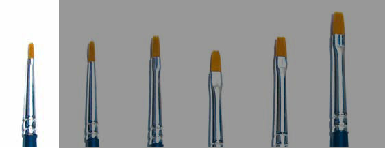 Italeri 000 Flat Synthetic Brush