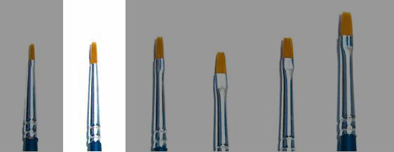 Italeri 00 Flat Synthetic Brush