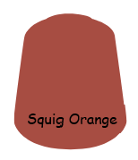 Squig Orange Layer Paint