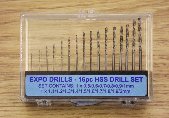 Expo Tools 16pc HSS Twist Drill Set (11516)