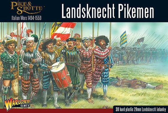 Pike & Shotte Landsknechts Pikemen