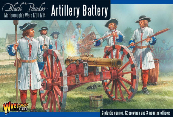 Black Powder Marlborough's Wars Artillery battery