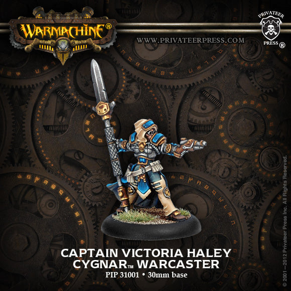 Cygnar Warcaster Captain Victoria Haley (PIP 31001)