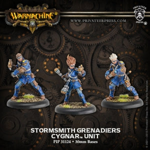 Cygnar Stormsmith Grenadiers (3) (PIP 31124)