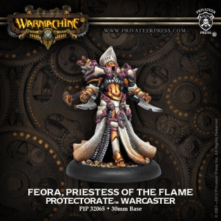 Protectorate on Menoth Feora, Priestess of Flame (PIP 32065)