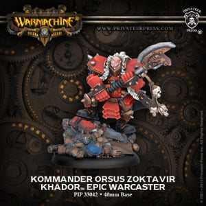 Khador Kommander Orsus Zoktavir Warcaster (PIP 33042)