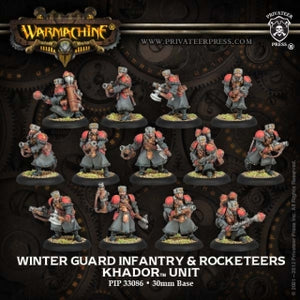 Khador Winter Guard Infantry & Rocketeers (13) (PIP 33086)