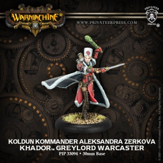 Khador Warcaster Koldun Kommander Alek Zerkova (PIP 33094)