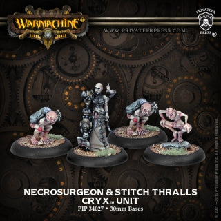 Cryx Necro Surgeon & Stitch Thralls (4) (PIP 34027)