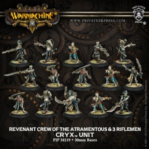 Cryx Revenant Crew of the Atramentous With Three Riflemen (15) (PIP 34119)