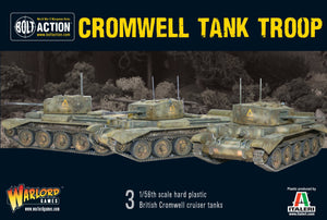 Bolt Action British Cromwell Tank Troop