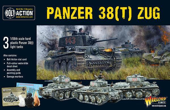Bolt Action German Panzer 38(t) Zug