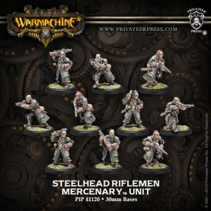 Mercenary Steelhead Halberdiers or Riflemen (10) (PIP 41120)