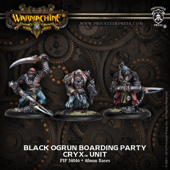 Cryx Black Orgun Boarding Party (3) (PIP 34046)