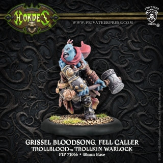 Trollblood Warlock Grissel Bloodsong, Fell Caller (PIP 71066)