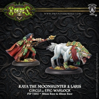 Circle Orboros Epic Warlock Kaya the Moonhunter & Laris (PIP 72032)