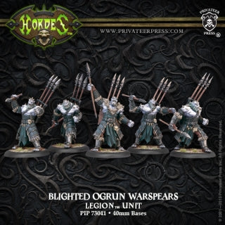 Legion of Everblight Blighted Ogrun Warspears (5) (PIP 73041)