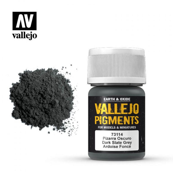 Vallejo Pigments Dark Slate Grey 73.114