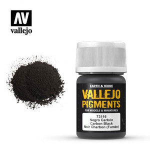 Vallejo Pigment Carbon Black Smoke 73.116