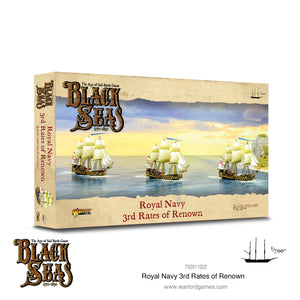 Black Seas British Royal Navy 3rd Rates of Renown