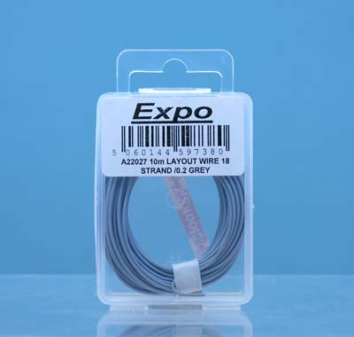 Expo Electrical 10 Meter Roll of 18/0.1mm Cable Grey (A22027)