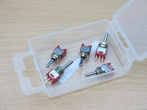 Expo Electrical Pack of 5 SPDT Biased Sub Miniature Switches (A28093)