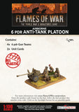 Flames of War Late War British Airborne 6 pdr Anti-Tank Platoon (BBX51)