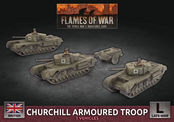 Flames of War Late War British Churchill Armoured Squadron (BBX56)