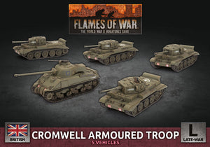 Flames of War Late War British Cromwell Armoured Troop (BBX57)