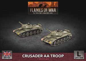 Flames of War Late War British Crusader Armoured AA Platoon (BBX59)