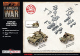 Flames of War Late War British Daimler Armoured Car Troop (BBX61)