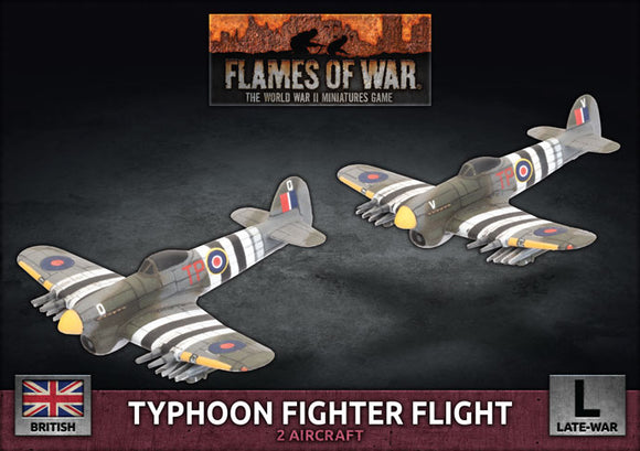 Flames of War Late War British Typhoon Fighter-Bomber Flight (BBX66)