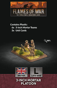 Flames of War Late War British3-inch Mortar Platoon (BR729)