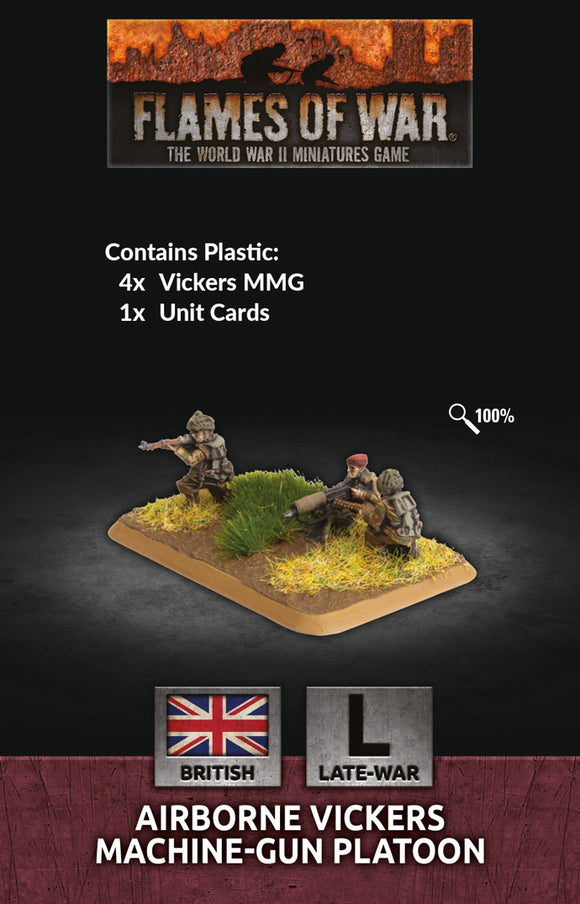 Flames of War Late War British Airborne MMG Platoon (BR814)