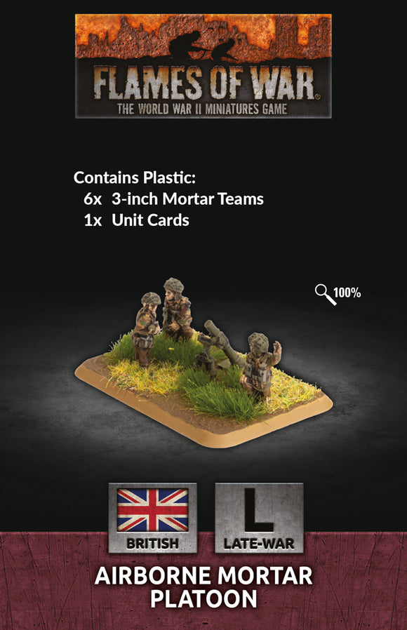 Flames of War Late War British Airborne Mortar Platoon (BR815)