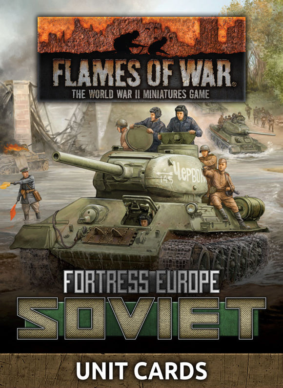 Flames of War Late War Soviet Unit Cards (FW261S)