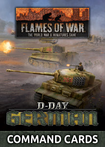 Flames of War Late War German "D-Day German" Command Cards (FW263C)