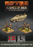 Flames of War Late War German Armoured SS Panzergrenadier Company HQ (GBX138)