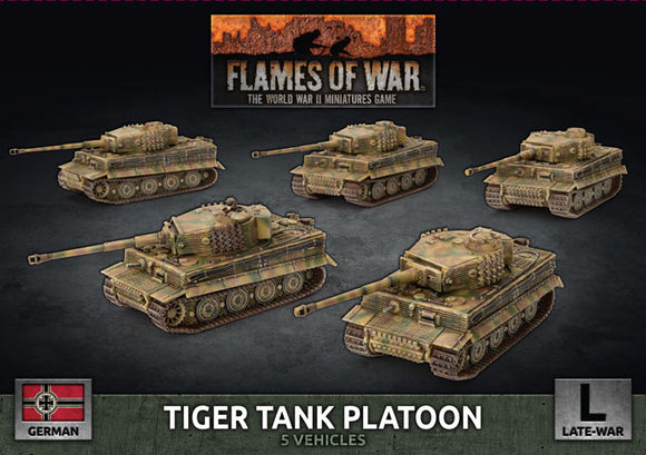 Flames of War Late War German Tiger Heavy Tank Platoon (GBX140)