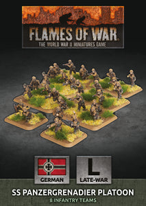 Flames of War Late War German SS Panzergrenadier Platoon (GBX141)