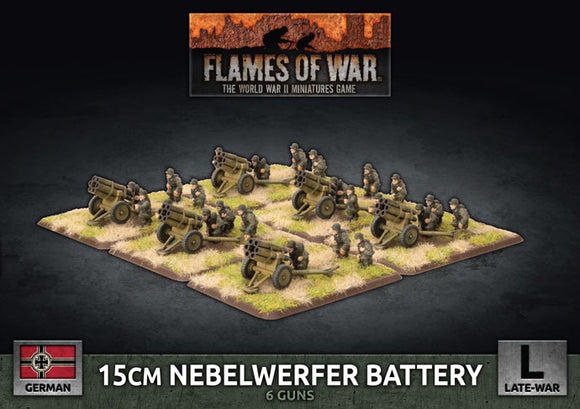 Flames of War Late War German 15cm Rocket Launcher Battery (GBX146)