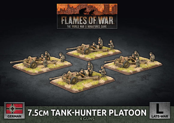 Flames of War Late War German 7.5cm Tank Hunter Platoon (GBX148)