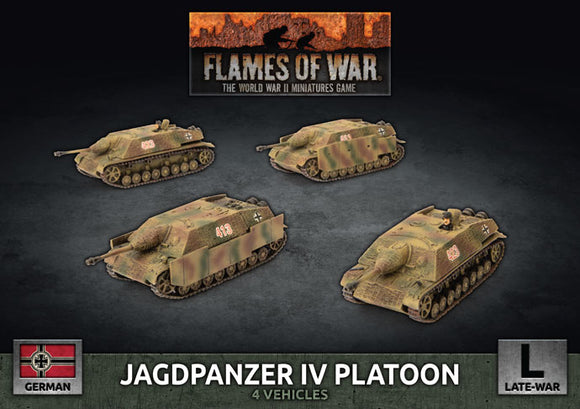 Flames of War Late War German Jagdpanzer IV Tank-Hunter Platoon (GBX151)