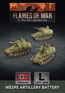 Flames pf War Late War German Wespe 10.5cm SP Artillery Battery (GBX155)